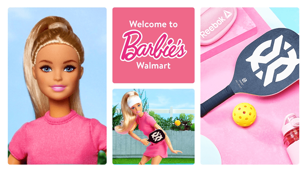 Snapshots of the Barbie Cart stop-motion video in partnership with Walmart | Mattel