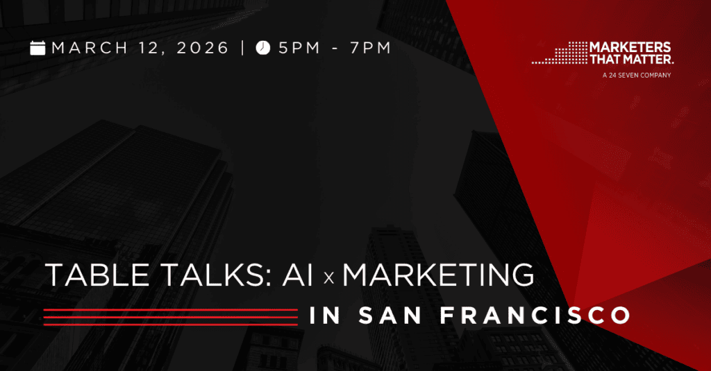 MTM Table Talks: AI x Marketing Roundtables - 3.12.26