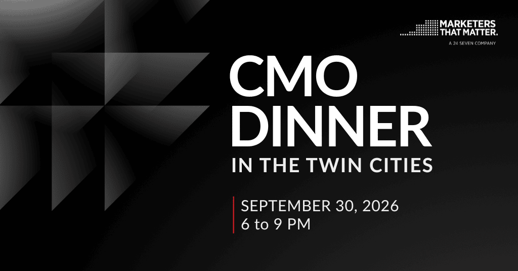 MTM CMO Dinner in The Twin Cities 9.30.26